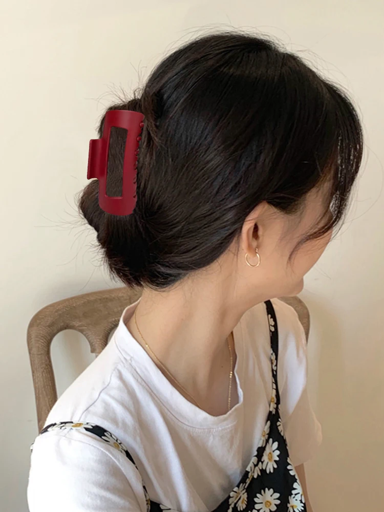 Silicone Soft Claw Clip Nonslip Elegant Hair Clip Flexible Trendy Hair Accessories for Birthday Christmas Gift - Image 6