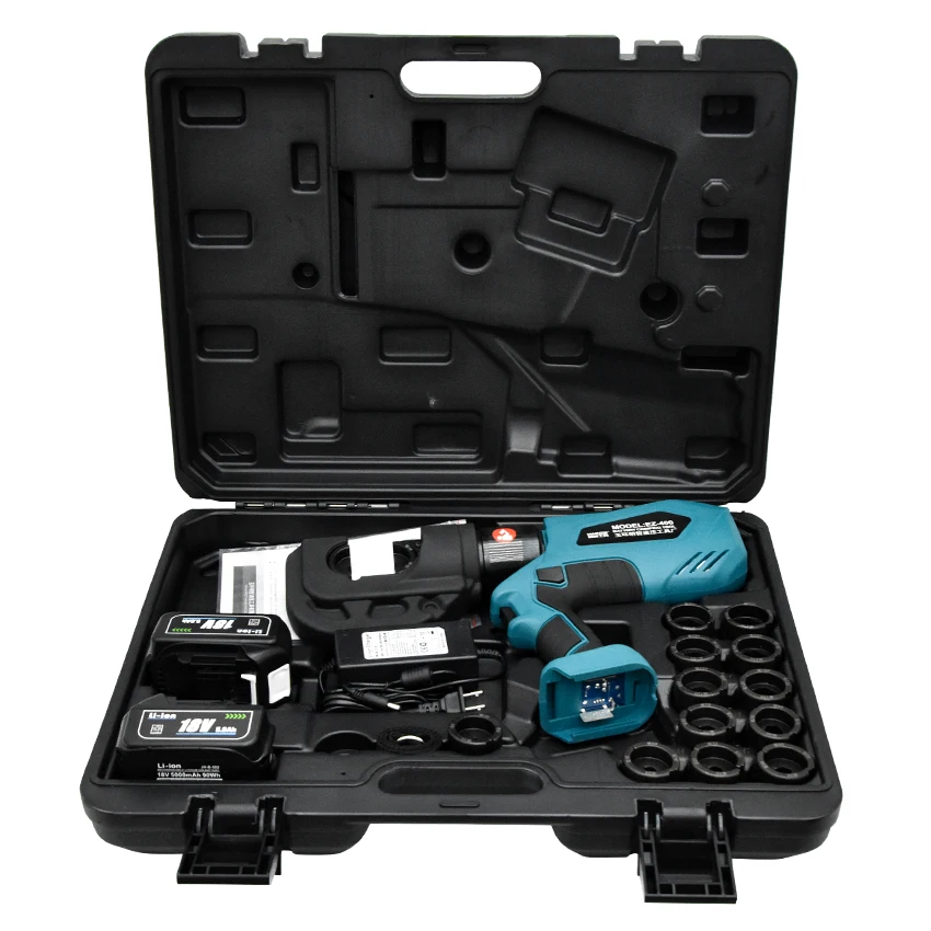 EZ-300/ EZ-400 DC 18V/4Ah Professional Rechargeable Hydraulic Pliers Crimping Pliers Charging Crimping Tool Hydraulic Pliers 6