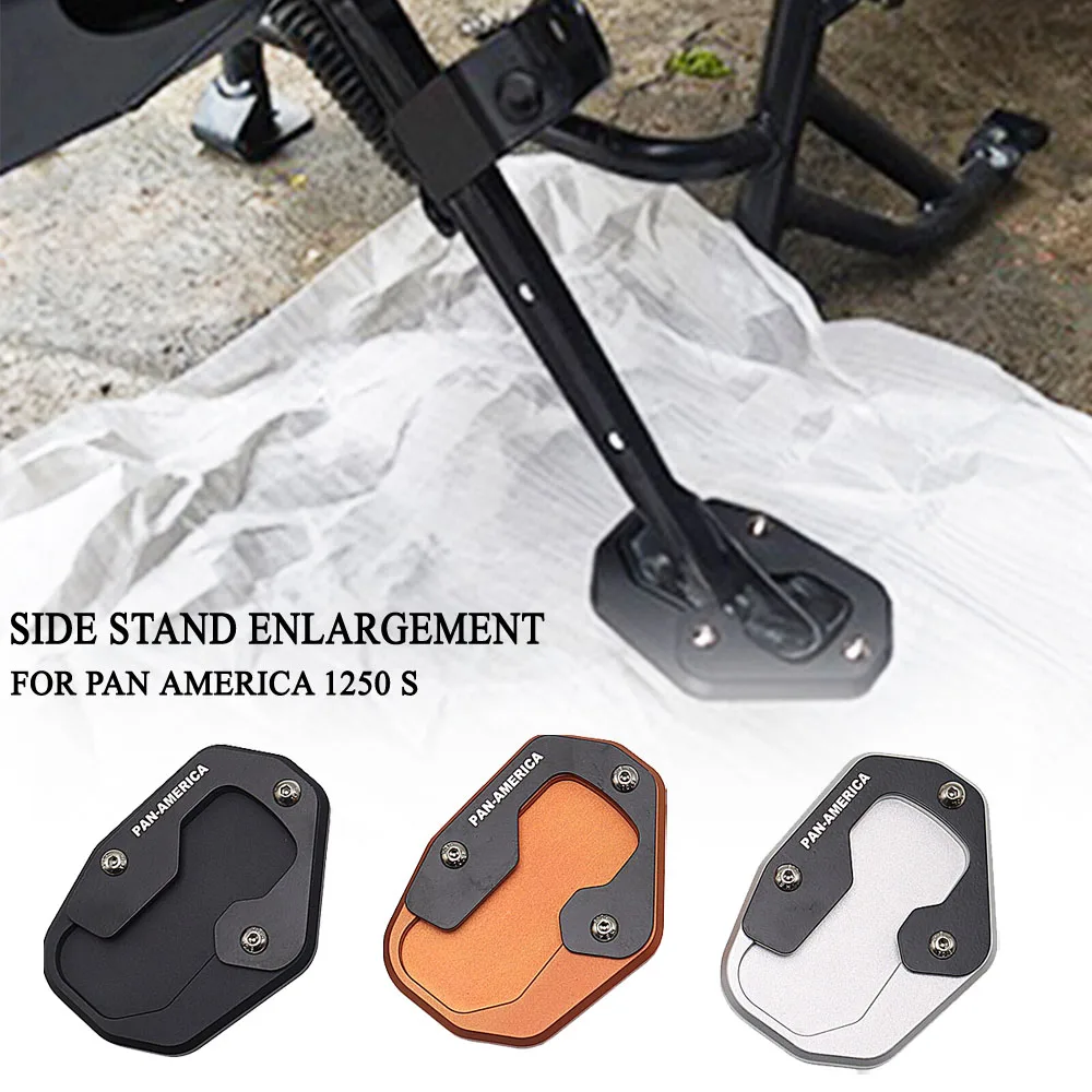 

For Harley Pan America 1250 S PA1250 S 2021 2022 Accessories Kickstand Extension Plate Foot Side Stand Enlarge Pad