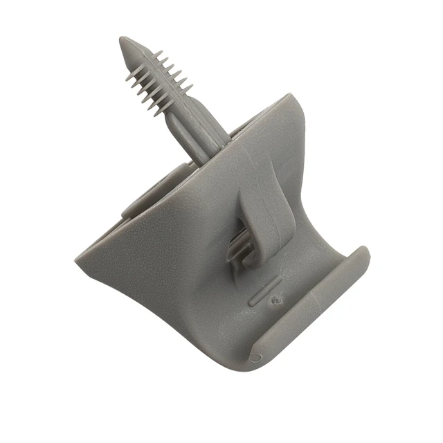 2Pcs Car Sun Visor Clip Gray Interior Hanger Hook Clip Bracket For Hyundai For Getz 2002 - 2011 Bracket Hanger Sun Visor Clip 5