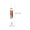 Bamboo Windchime Decoration Patio Wind Chime Garden Windchime Decorative Wind Chime Hanging Ornament Yard Wind Bell Home Decor 6