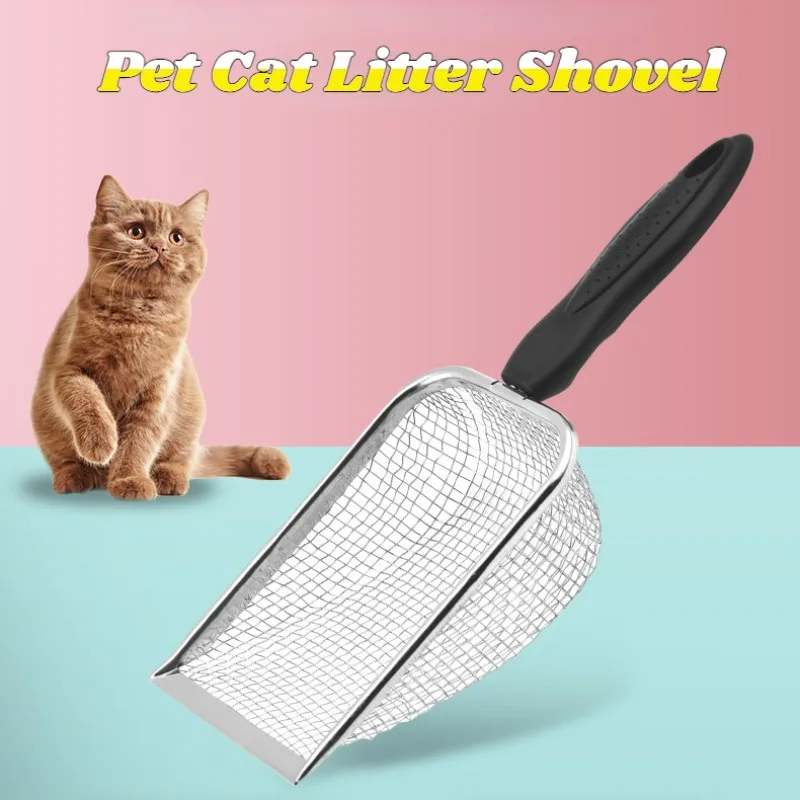 CatLitterScooperSmallHolesShovelSandHangingHolePetCatLitter