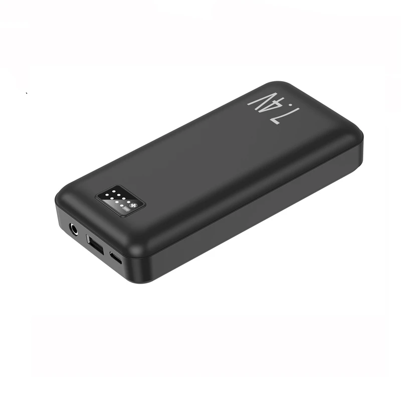 파워 뱅크 18000mAh 12V 7.4V DC 포트 외장 배터리 충전기 난방 재킷 에어컨 의류 모바일폰 충전기