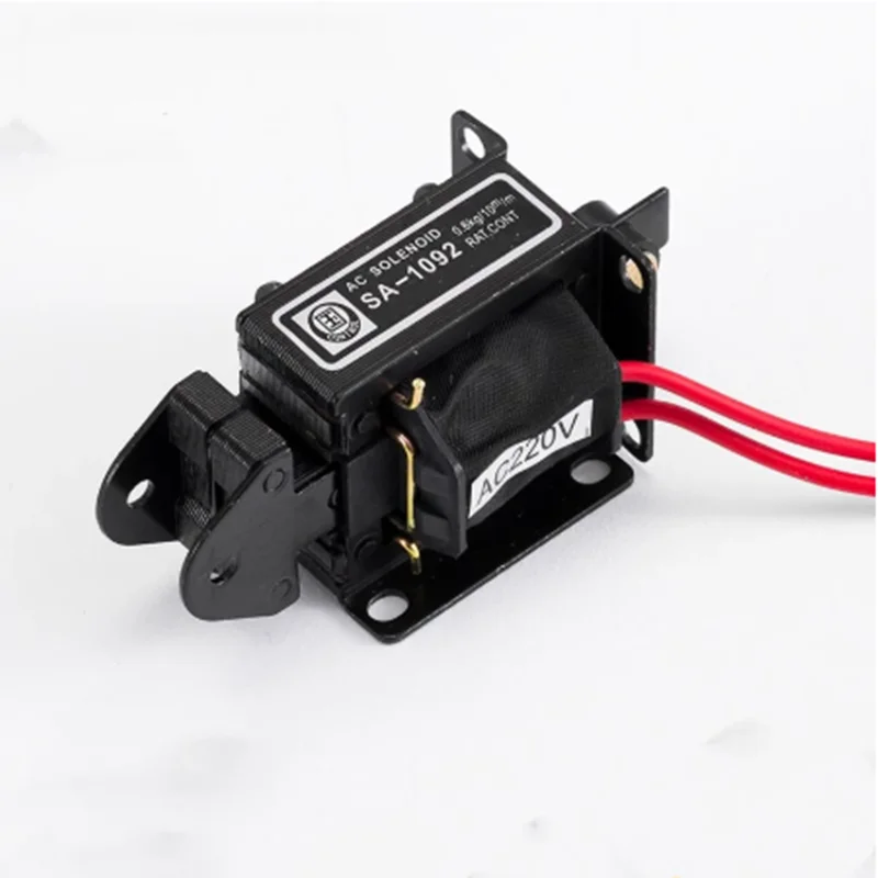 1 Pz Ac 220V 110V Sa-1092 Magnete Tractive Solenoide Elettromagnete Forza 0.6Kg Corsa 10Mm