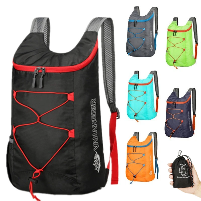 Multifunctional Outdoor Folding Backpack High Density Lightweight Waterproof...