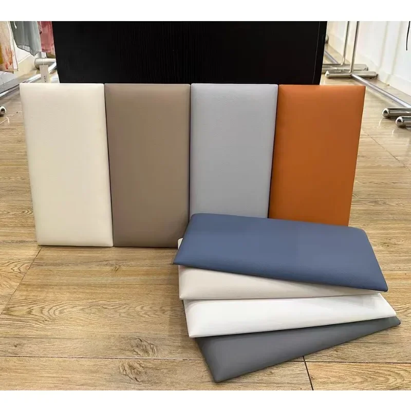 Cat Scratching Leather Tatami Soft Bag Wall Surrounding Children Anti-collision Background Backrest Headboard Self-adhesive