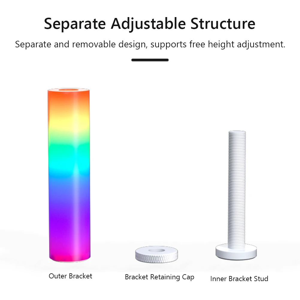 ARGB Graphics Card GPU Holder 5V 3Pin Adjustable Telescopic Rotary Screw Aluminum Alloy Support Vertical GPU Video Card Bracket