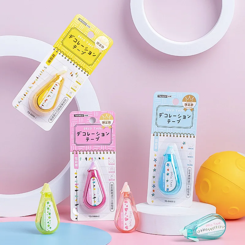 Kawaii 5mm*5m Mini Pattern Decorative Correction Tape School Office Supplies