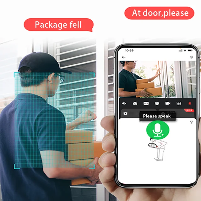 Dahua Original Multi-language VTH2611L-WP PoE 4.3inch IP Indoor Monitor Doorbell Video Intercom Built-in speaker 4