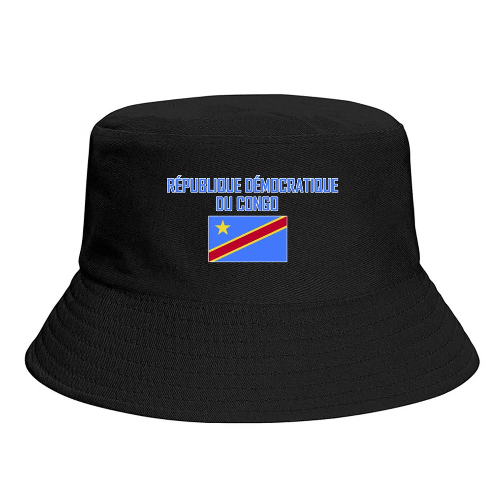 Cappelli Da Pescatore Con Bandiera Della Repubblica Del Congo Della Repubblica Democratica Del Congo Stampa Cool Fans Parasole Simple Classic Outdoor 