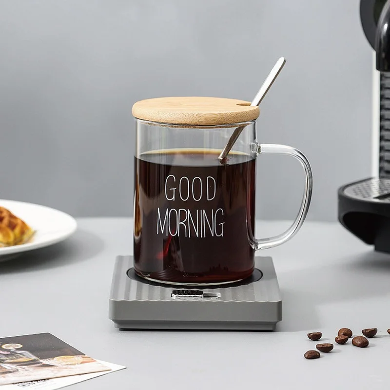 

110V/220V Cup Heater Mug Warmer Electric Hot Plate 55°C Thermostatic 2 Gear Adjust Heating Pad Warm Coaster For Coffee Milk Tea