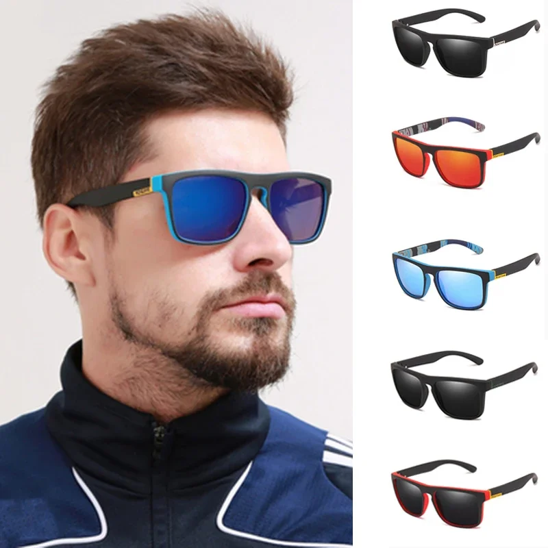 Men Women Polarized Sunglasses Luxury Brand Designer Vintage Square Sport Sun Glasses Fashionable Driving Fishing UV400 Eyewear