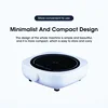 Magnetic stirrer, kitchen liquid mixing mini laboratory stirrer, portable stirring rod stirring plate 4000RPM, 1L capacity 4