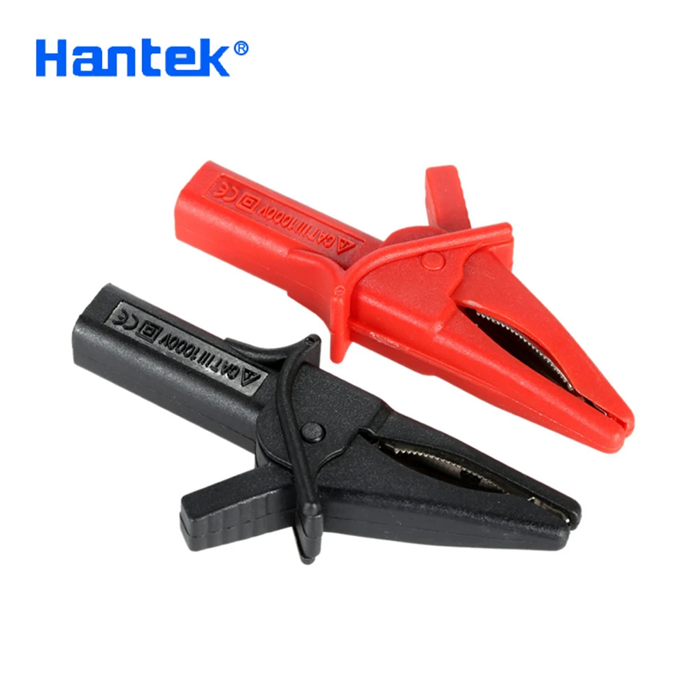 Oscilloscope probe Hantek HT18A crocodile clip large dolphin electric gator clip 4mm for digital USB oscilloscope automotive tools accessories
