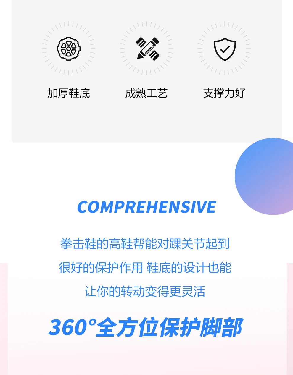 Description Picture 6 of itemGINGPAI Wrestling Shoes Professional Boxing Shoes Men's Training Shoes Tendon Bottom Artificial Leather Sports Shoes Breathable