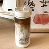 350/550ml Water Bottle Plastic Portable Water Cup with Tea Compartment Outdoor Student Sports Cups BPA Free Water Bottle 5