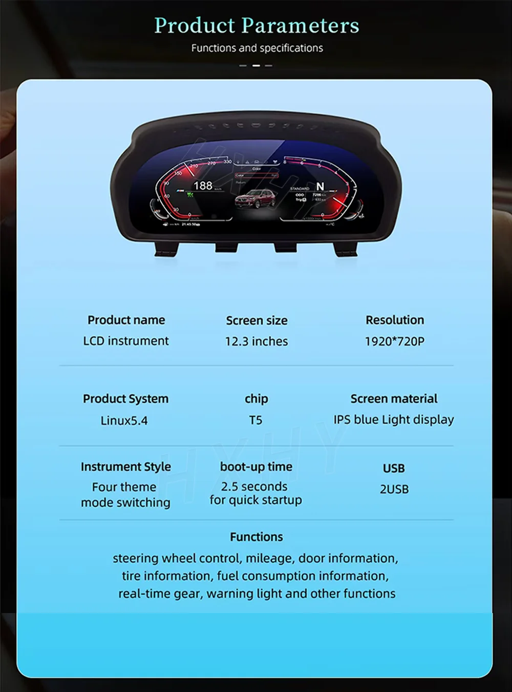 2025 Latest Original Car Digital Cluster For BMW X3 X4 F25 F26 2011-2017 Instru