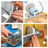 100W Electric Grinding Wheel Machine Artifact Table Grinder Motor Micro Polishing Grinding Stone Household Knife Sharpener 5