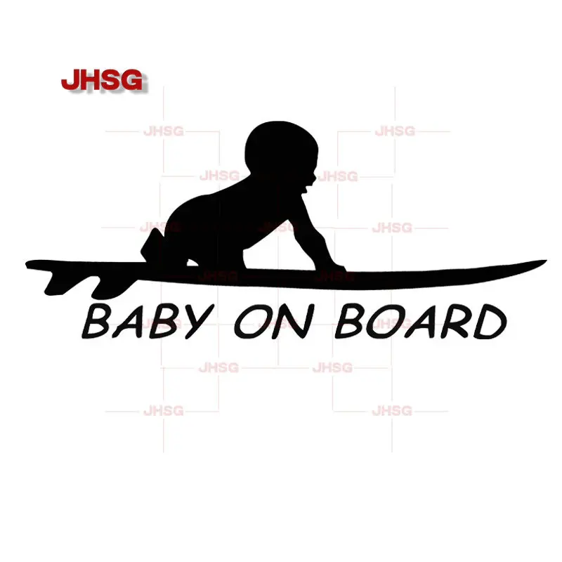 

BABY ON BOARD Motorcycle Baby Car Car Sticker Decorative Sticker Surfboard Decorative Accessories PVC Creative