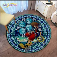 Kingdom Hearts tappeto da camera rotondo 120cm 12