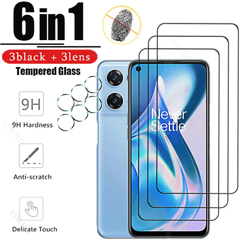 

Закаленное стекло для OnePlus Ace Racing с полным покрытием, черное HD Стекло для Oneplus AceRacing 6,59 дюйма PGZ110, защитные пленки для экрана, прозрачный объектив Cmaera
