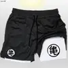 Z Goku Anime Sweatpants Shorts Men Gym Running Quick Dry Sport Outdoor Training Summer 2 In 1 Short Pants 1