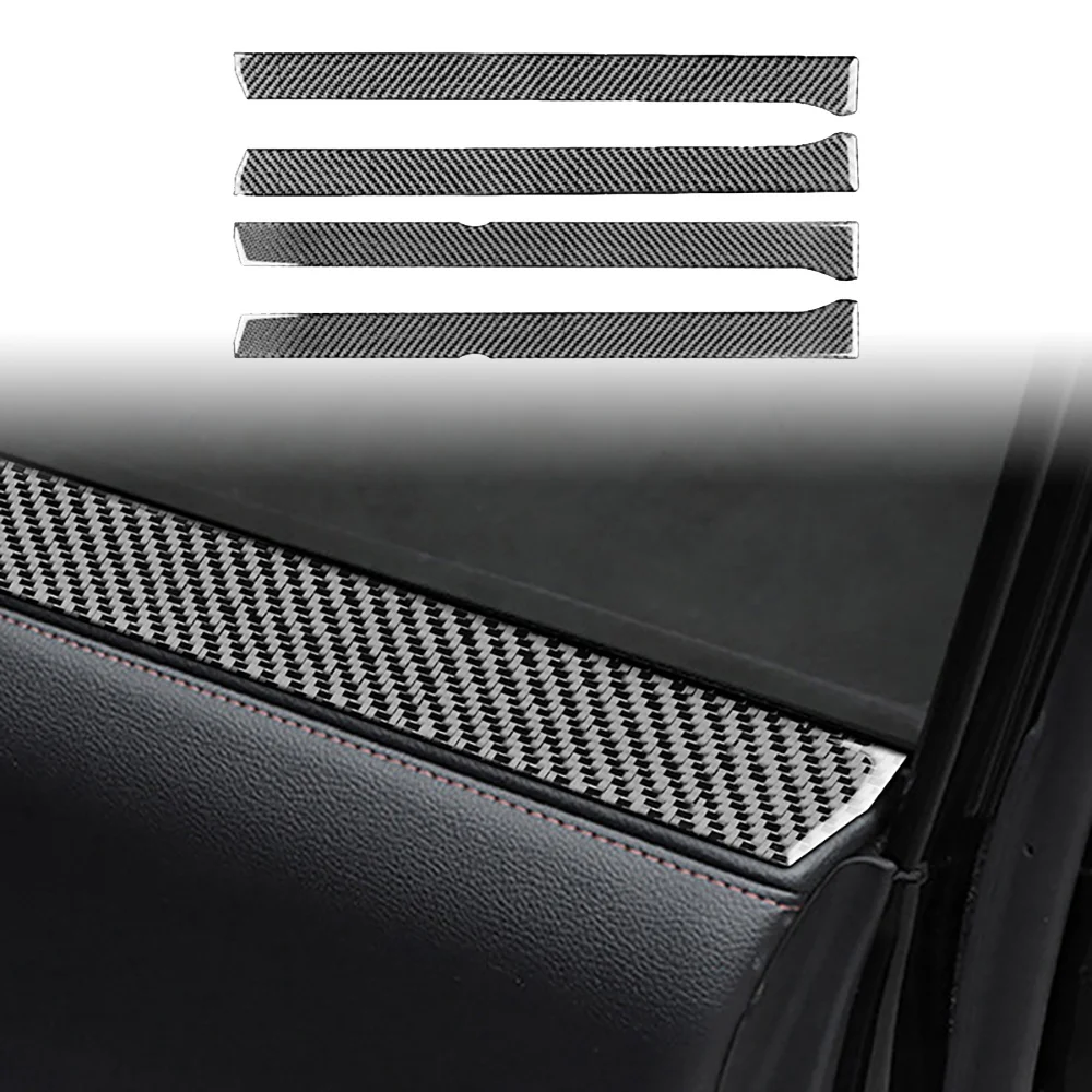 

Real Carbon Fiber For Toyota Super 4 Runner Car Window Interior Trim Panel Decoration Stickers Auto Modification Accessories
