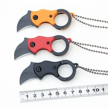 Camping Tool Mini Knife Small Sharp Self-defense Outdoor Carrying Express Keychain Pendant Folding Knife Claw Knife