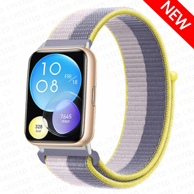 Enhanced Nylon Loop Band Smartwatch Replacement Wristband Bracelet - Durable and Stylish Nylon Strap