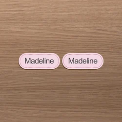 Eco - Friendly Custom Name Sticker Pack - Durable Washable Labels for Kids' Apparel & Accessories (C - 20p)