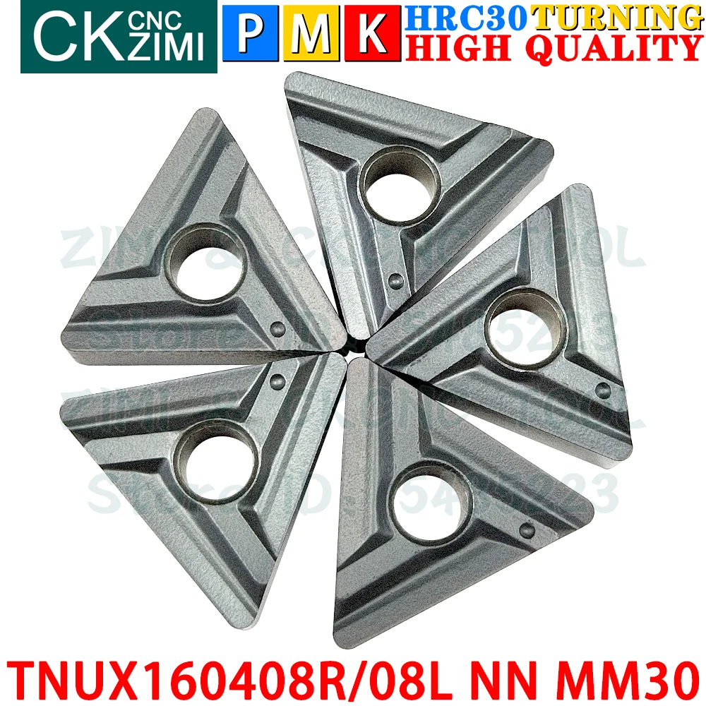 

TNUX160408R NN MM30 TNUX160408L NN MM30 Carbide Insert Grooving Slotted Turning Inserts Tools TNUX 1604 CNC Milling Cutting Tool