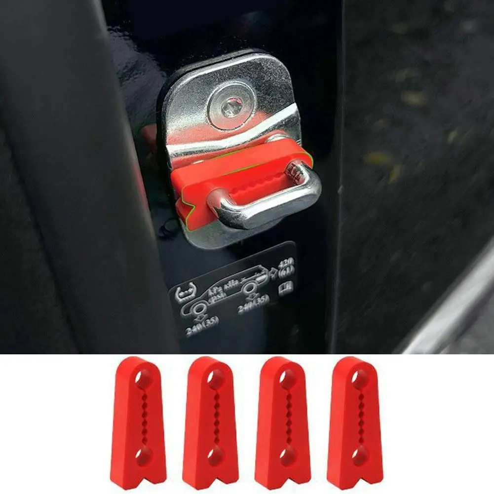 4-Piece Silicone Car Door Soundproofing and Protection Pads