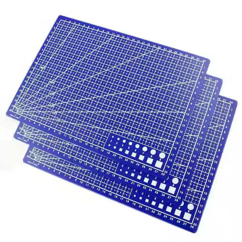 - 다용도 베이스 플레이트 커팅 매트, Cricut Joy Cricut/Cameo 4 호환, 강력 접착 PVC 커팅 매트, 3개 세트 11 PVC 작업대 패치워크 재봉 수동 DIY 나이프, 커팅 매트 A3, A4, A5, 가죽 커팅 보드, 단면 언더레이