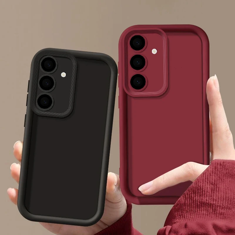 Liquid Silicone Matte Soft Phone Case - Bumper Protective Cover