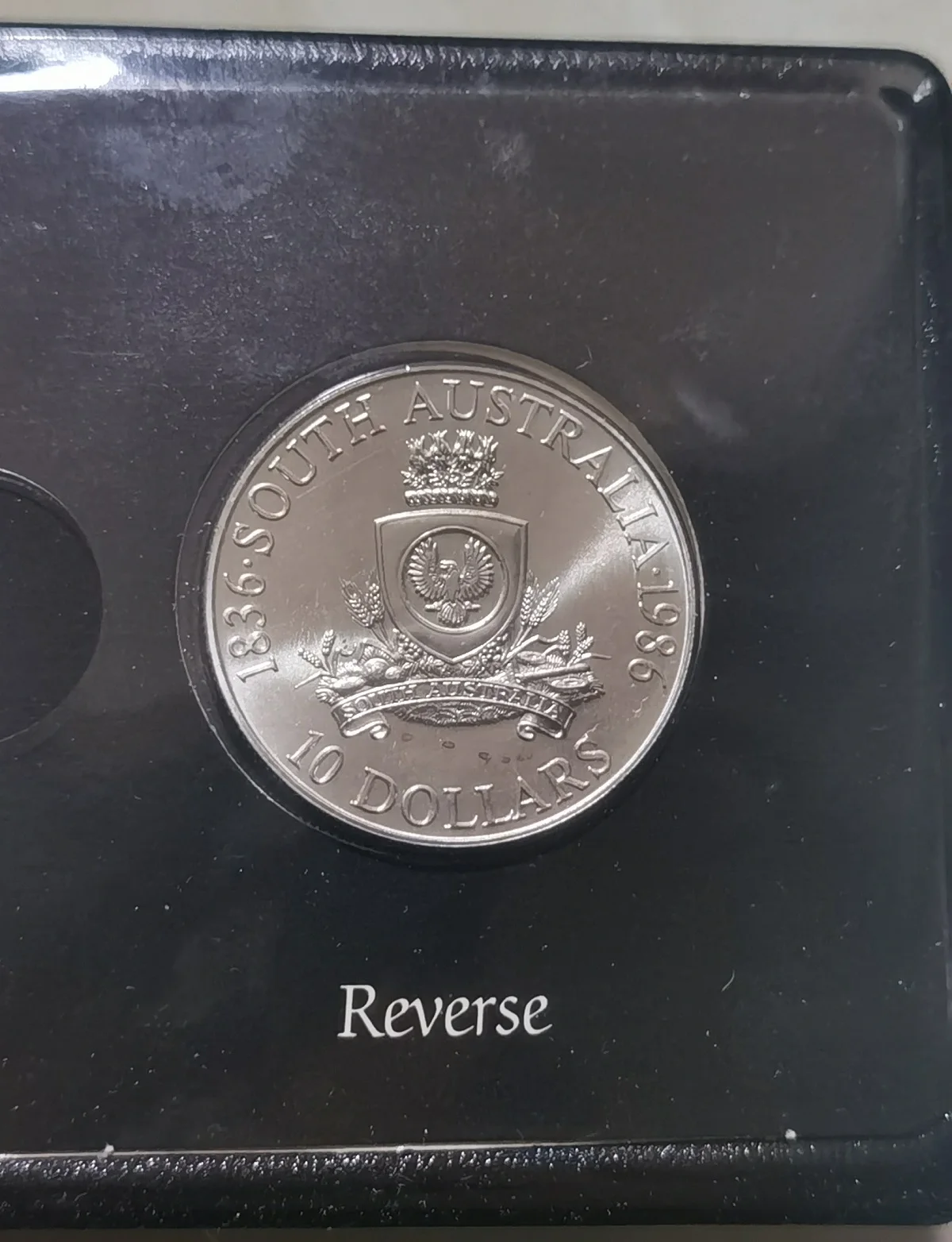 

Государственная монета оригинальная коробка Австралия 1986 10 юаней Южная Австралия 150 Юбилейная памятная Серебряная монета 34 мм 20 г Z