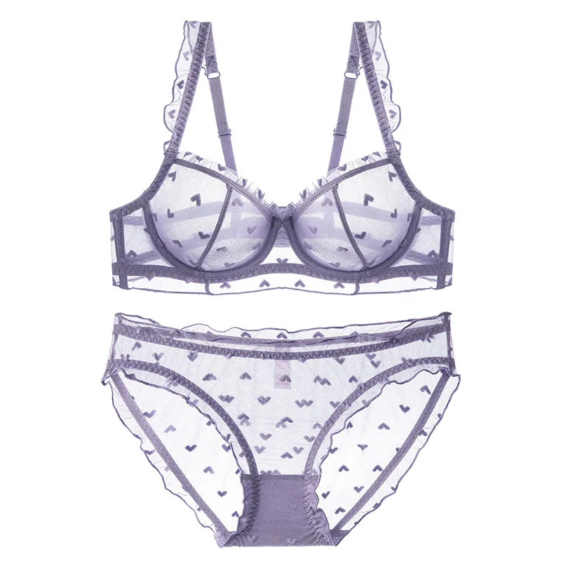 French Lace Bra Push Up Pure Desire Sexy Women Underwear Set Breathable Comfort French Lace Bra Push Up Pure Desire Sexy Women Underwear Set Breathable Comfort