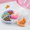 Multi-function Food Storage Tray with Lid Food Containers Tray To Keep for Nuts and Candy Dried Fruit Snack Plate Serving Platte 4