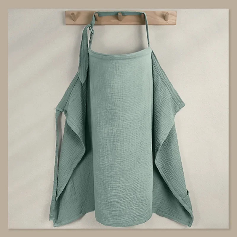 Anti-Exposure Breathable Cotton Swaddle Blanket for Nursing Women and Babies from China Large Size Nursery Clothing Accessories