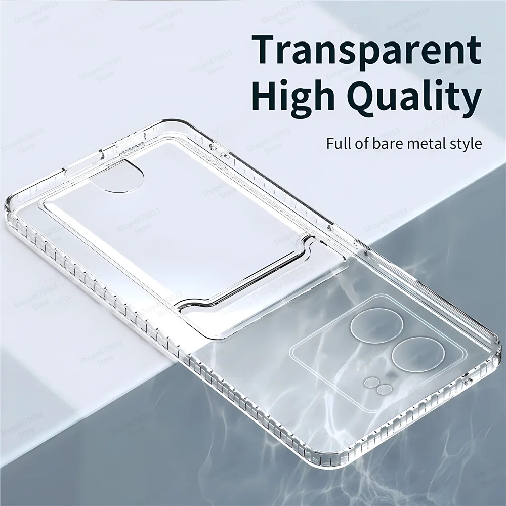 Shockproof Wallet Card Holder Phone Case - Universal Fit