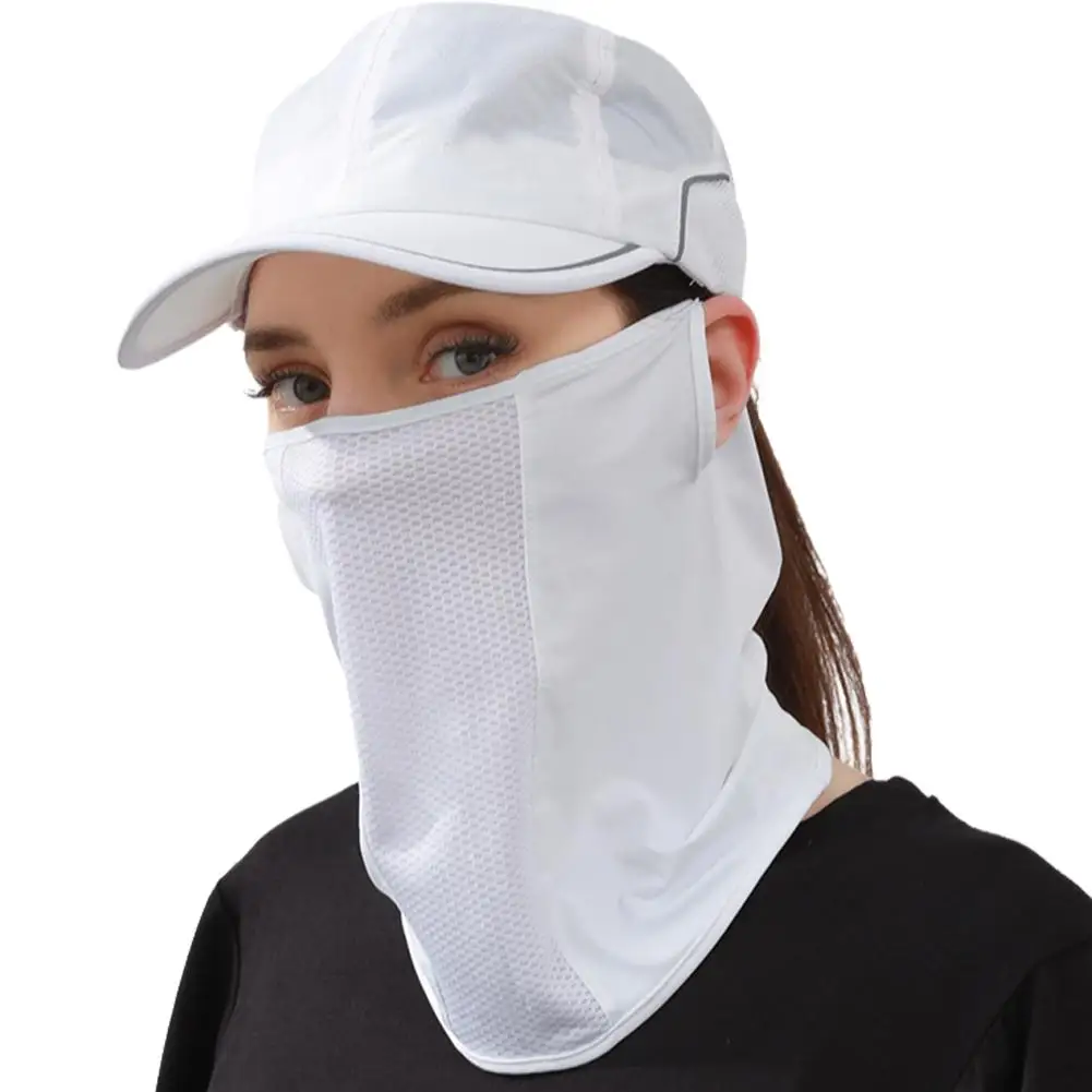 Sports Bandana Breathable Ice Silk Full Face Soft Adjustable Anti Ultraviolet Thin For Outdoor V9d0