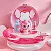 캐치! 티니핑 Cute Bag Dressing Pretend Play Make Up Toy Pink Simulation Makeup Set Play House Toys Birthday Christmas Gift For Girl 1