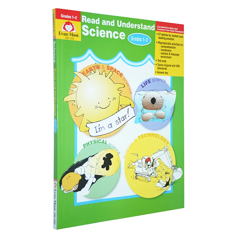 

Учебник для чтения и изучения науки, 1-2 класс, 5-8 лет, книга на английском языке 9781557998545