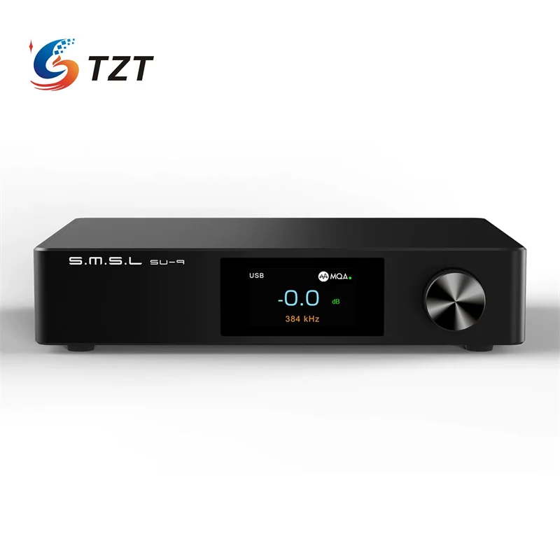

TZT SMSL SU-9 ULTRA MQA/MQA-CD аудио декодер HiFi DAC AK4191 + AK4499EX DSD512 цифро-аналоговый преобразователь Поддержка LDAC
