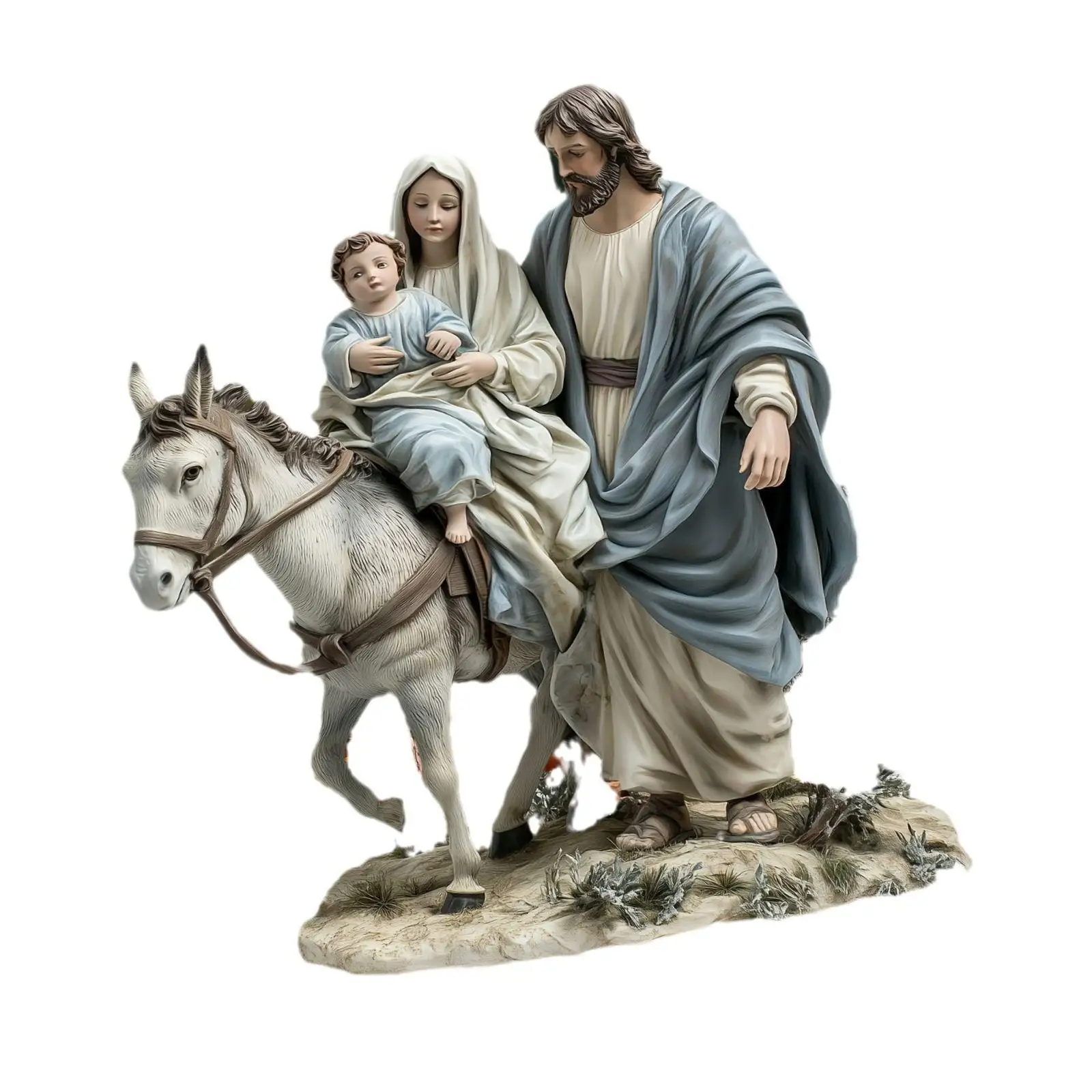 Holy Family Nativity Scene Christmas Decoration Stakes Patio Holidays Yard Party Decorative Creative Outside Ornament Yard Sign