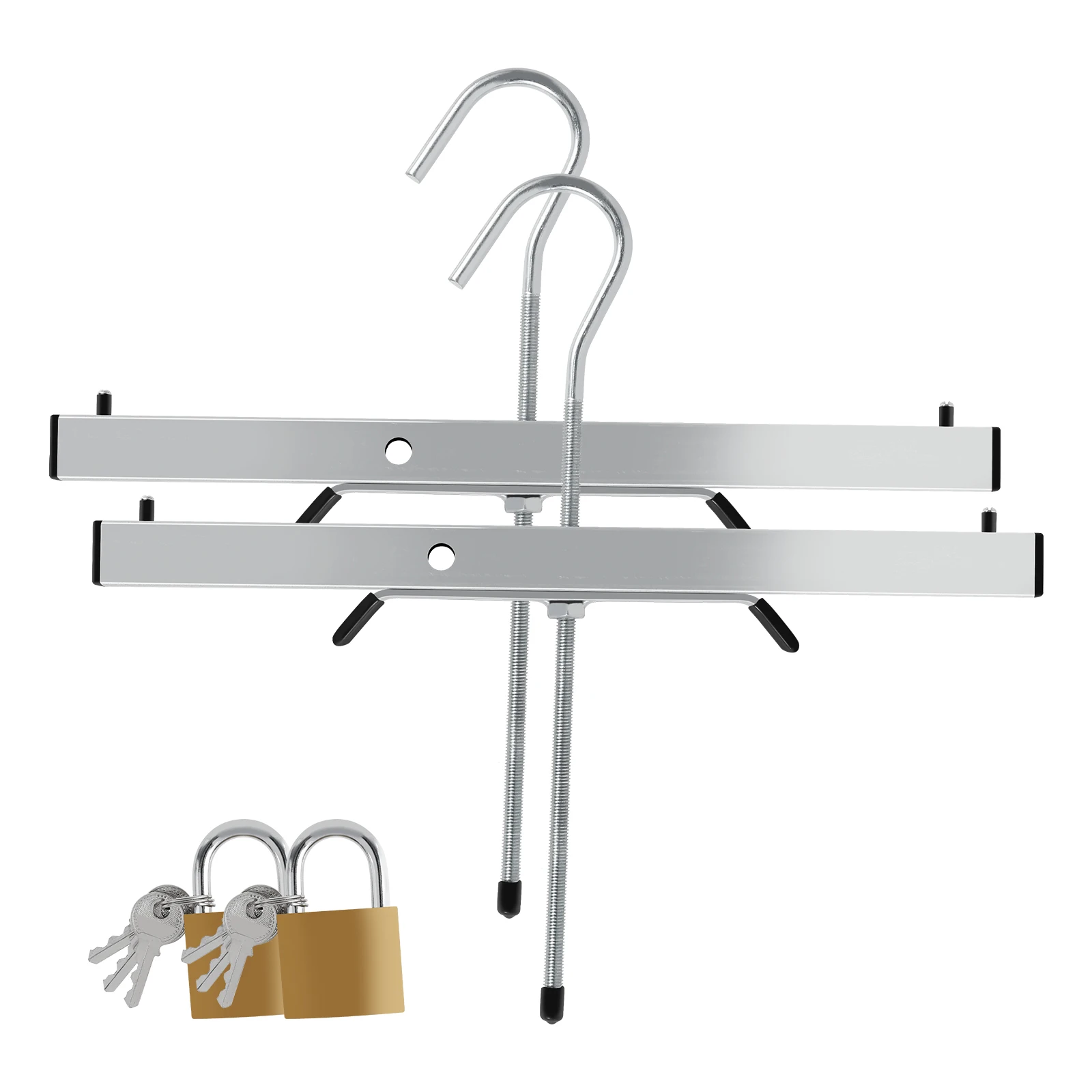 Ladder Roof Rack Locks Steel Ladder Roof Clamps Easy to Install Clamps Flexible to Use Suitable