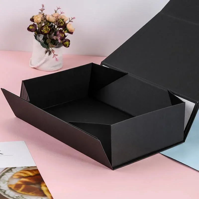Magnetic Gift Box with Lid, Rectangle Collapsible Cardboard Box for Presents, Luxury Pa... - SKU MGBL1111 - UGI Packaging