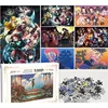 Kimetsu no Yaiba Jigsaw Puzzles 1000 Pieces Wooden Demon Slayer Puzzles For Adults Children Educational Toys Gifts 1