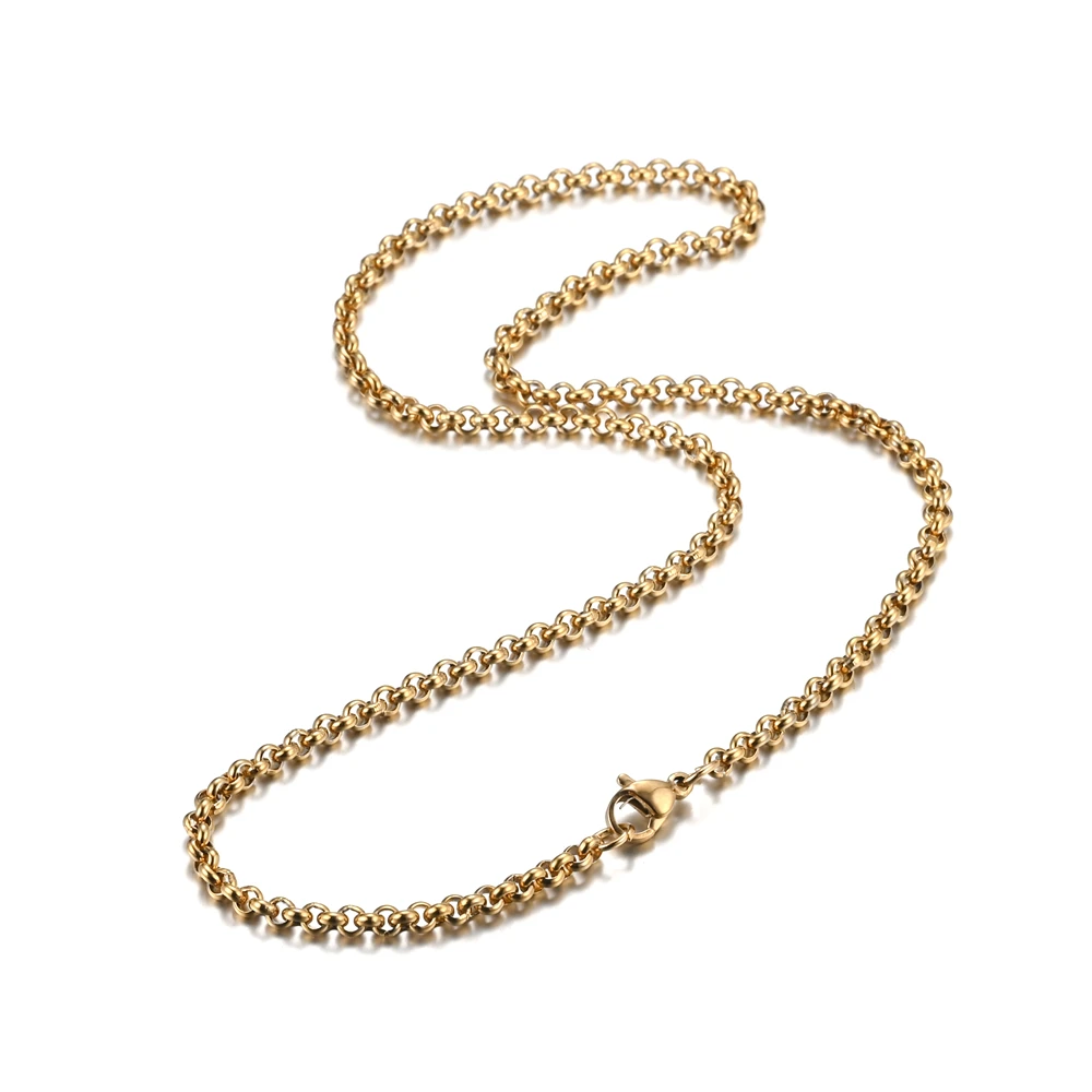 Stainless Steel Chain Jewelry - Black Color