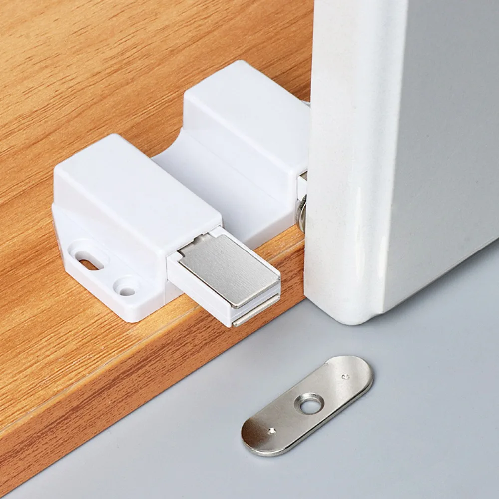 Magnetic Push To Open Latches Pressing Door Panel Drawer Clothes Cabinet Doors Bouncer Handle Free Strong Magnetic Door Closer