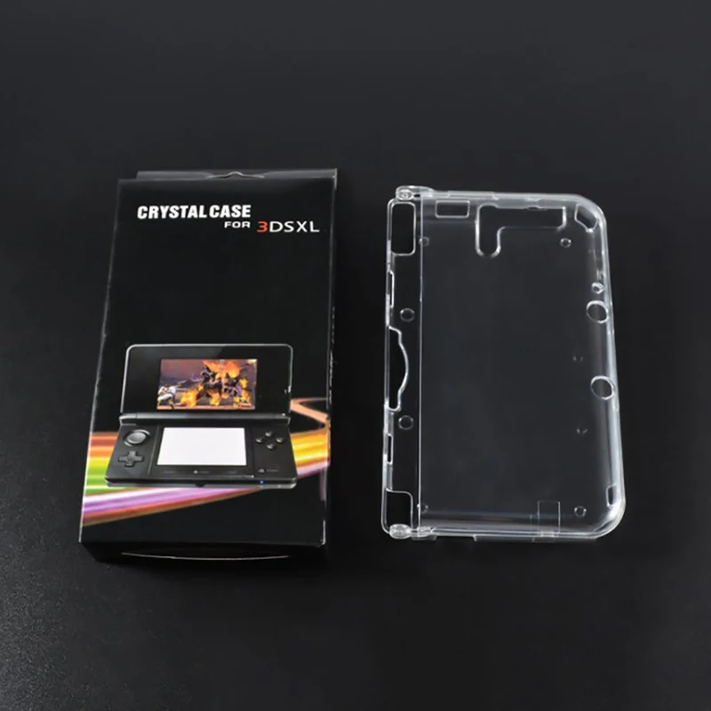 

Hot Sale Transparent Plastic Clear Crystal Case For 3DSXL Protective Hard Shell Skin Case Cover For Nintendo 3DSLL
